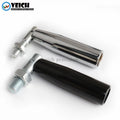 VEICHU VCN932 Carbon Steel Fixed Straight Handles Zinc Chrominum Foldable Handle Grip for Mechanical Equipment
