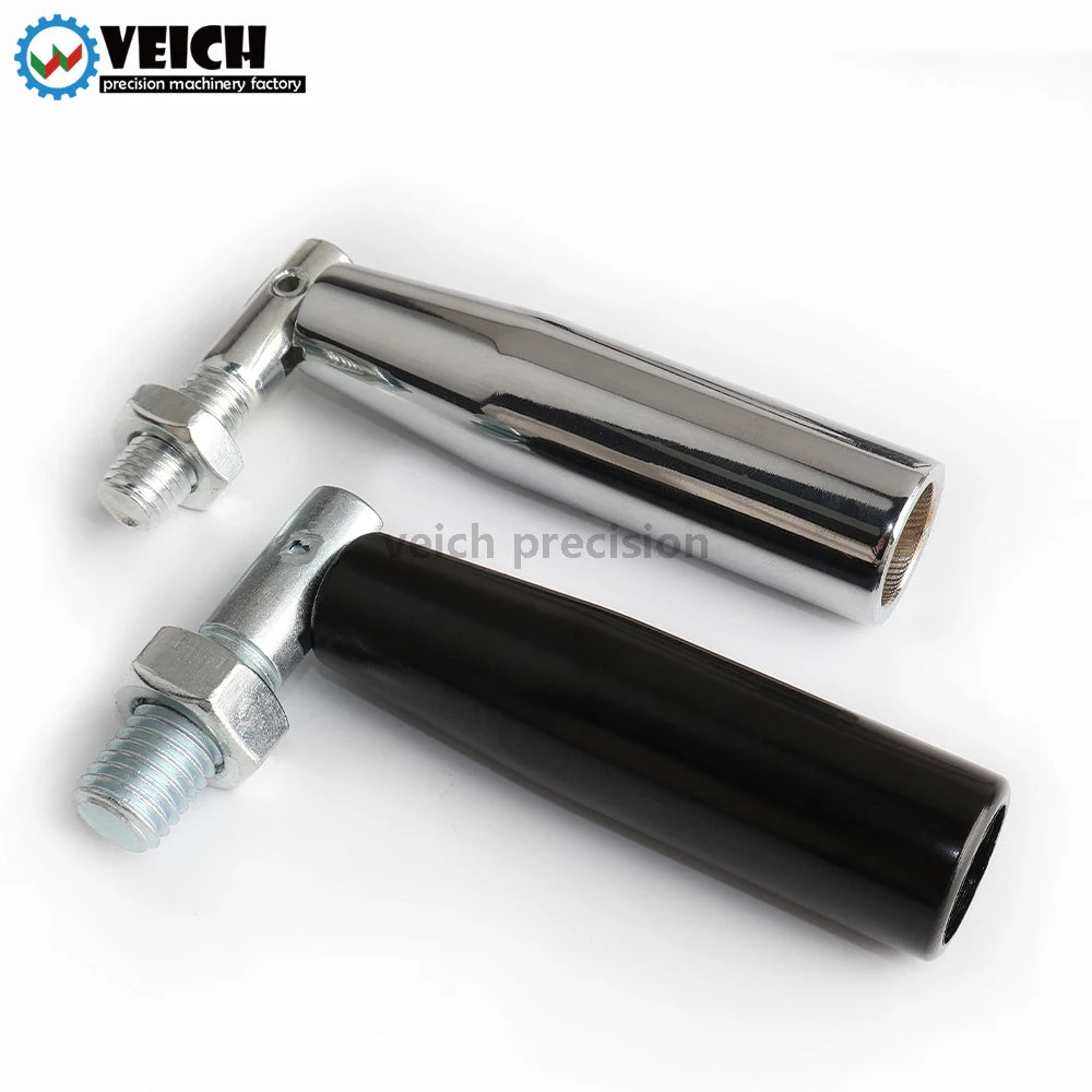 VEICHU VCN932 Carbon Steel Fixed Straight Handles Zinc Chrominum Foldable Handle Grip for Mechanical Equipment