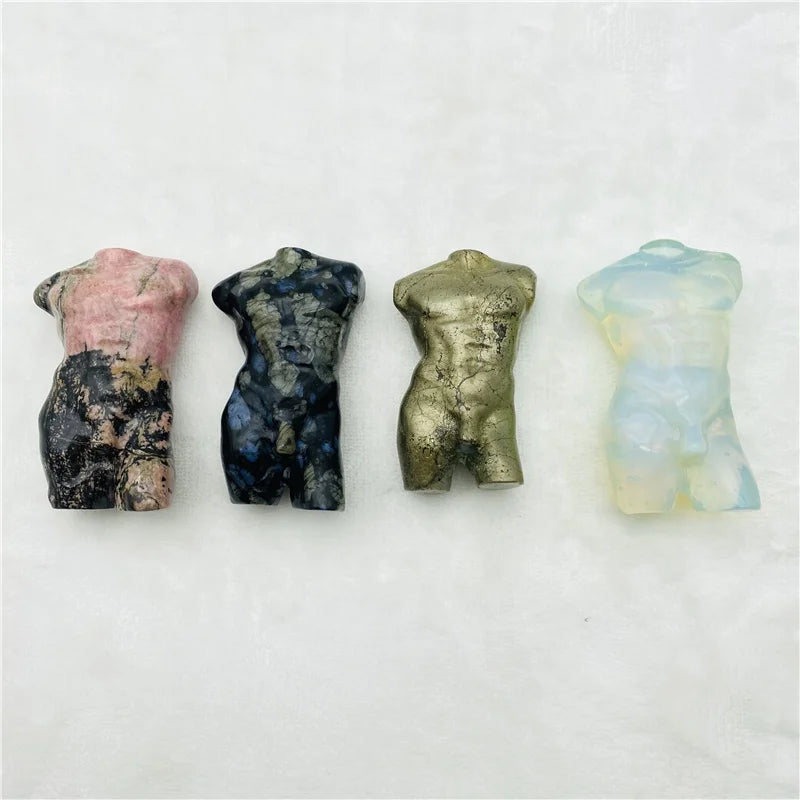 Wholesale Natural crystal woman body crystal carved Model Body