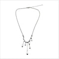 Fashion Stainless Steel Long Water Drop Pendant Necklace Charm Hip Hop Choker Necklaces Jewelry for Women