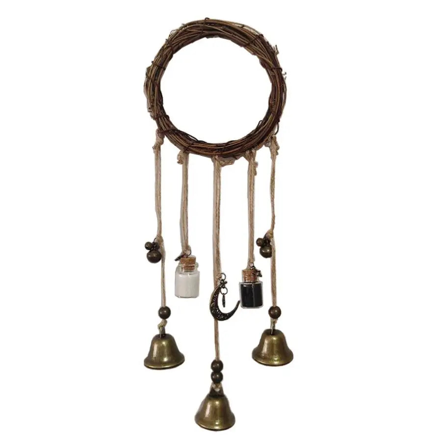 2023 Witches Bells Protect Door Handle Hooks Wika Wind Chimes Metal Casting Bohemian Family Room Decoration