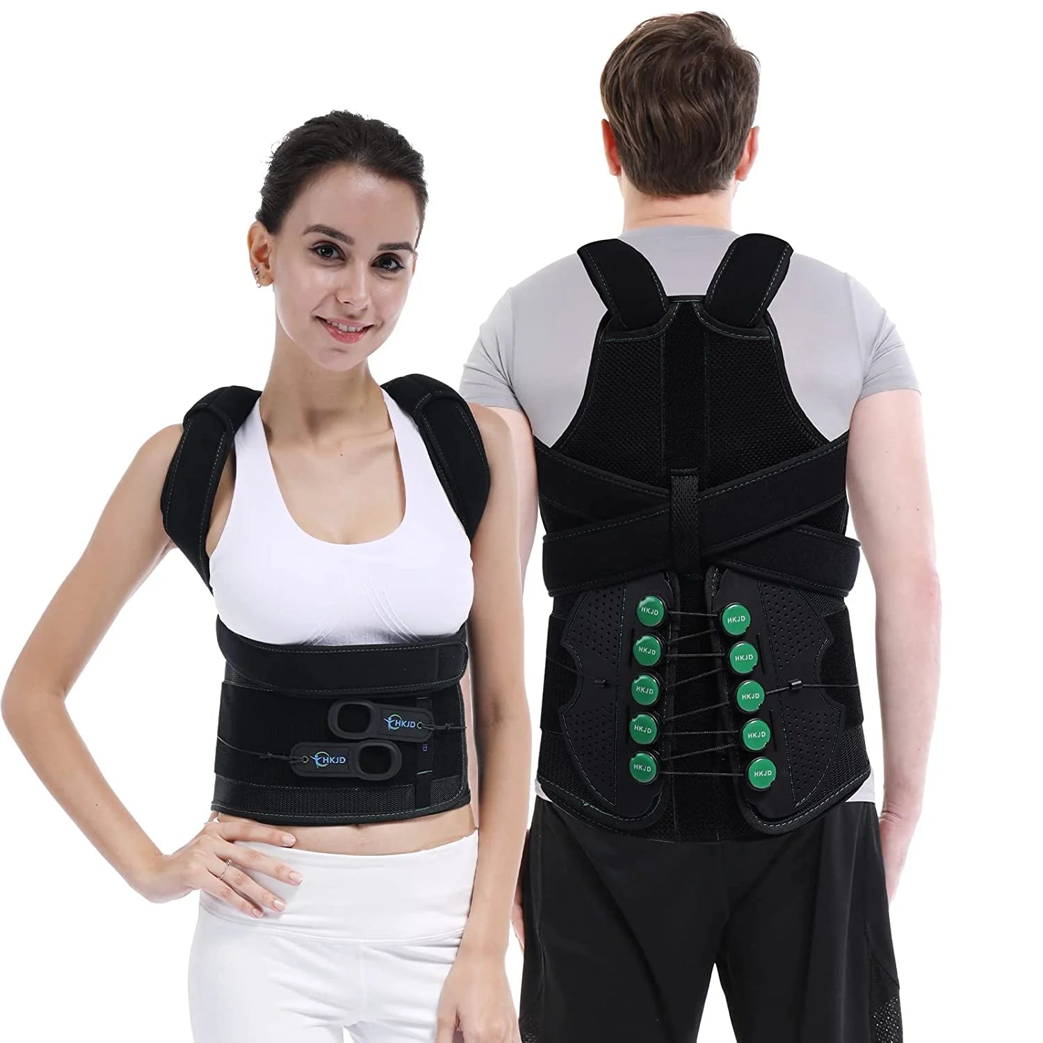 TLSO Thoracic Full Back Brace- Thoracic Lumbar Sacral Orthotic Tlso Back Brace for Kyphosis  Osteoporosis & Spine Fractures