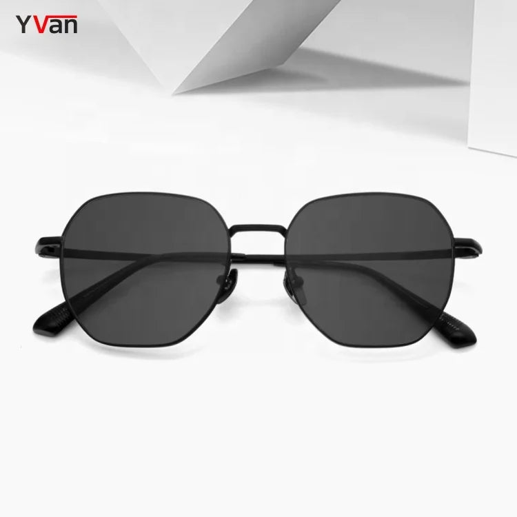 High Quality Titanium Polarized Anti-Radiation Sunglasses UV Protection Lightweight Durable Full Rim Design for Unisex