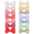 Mini Bowknot Hair Clips for Girls Sweet Alligator Barrettes with Cute Bows and Hair Ribbon Charming Hair Accessories for Kids