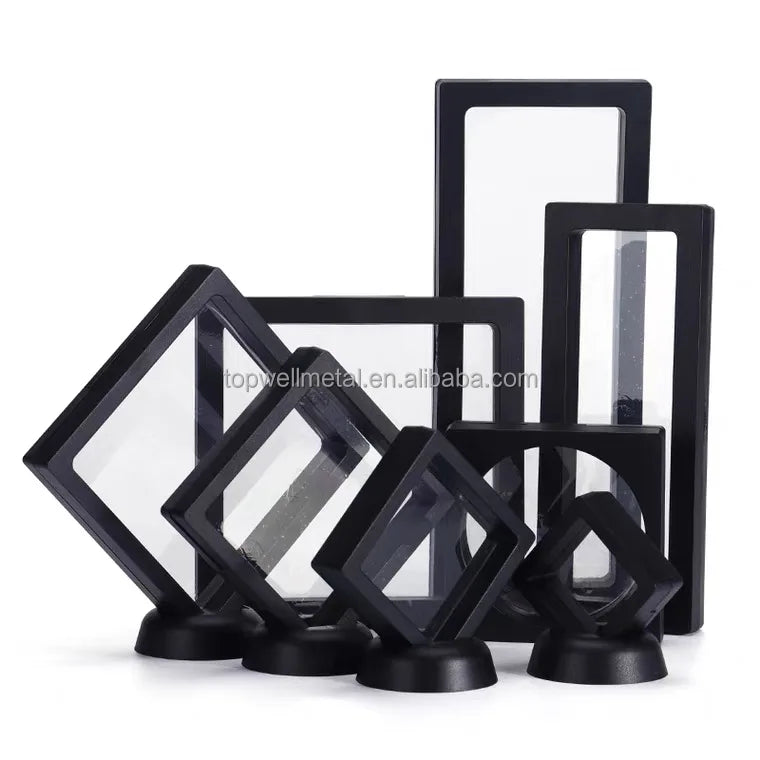 In-stock TOPWELL Brand Storage Boxes Transparent Hanging Customizable Shape Paper Jewelry Packaging Box