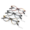 2024 Retro Round Vintage Classic Eyeglasses Frames High Quality Acetate Optical Anti Blue Light Blocking Prescription Frames