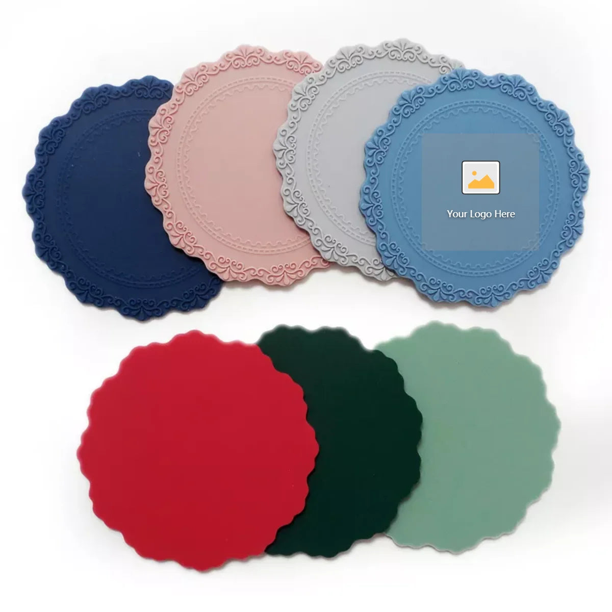 Factory Custom Cheap Factory Price Silicone Button Coasters