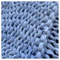 Adults Sensory Autism Cable Cotton Knitted Organic Weighted Blanket for Insomnia