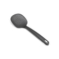Tomatto Italian Horeca Kitchen Utensils Black PP Ergonomic Handle Eco-Friendly Skimmer Slotted Spoon Gnocchi Pasta Holes Pots