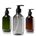 Free Sample Whole Sale Amber Grey Green Pet Lotion Pump Bottle Clear Shampoo and Conditioner Set