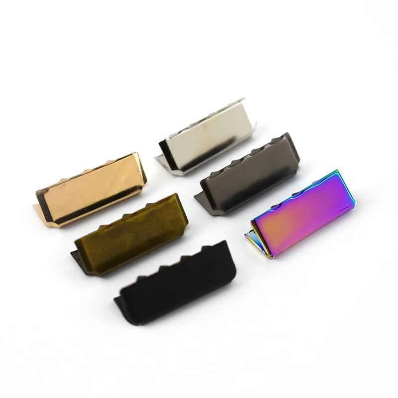 Deepeel BF114 25*10mm Bag Hardware Accessories Handbag Corner Protection Clasp Side Clip Buckles