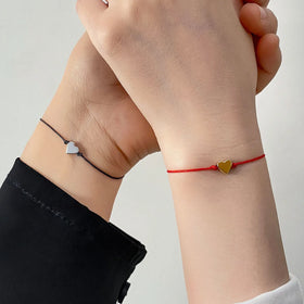 VKME Fashion Heart Bracelet Valentine Day Gift for Couples