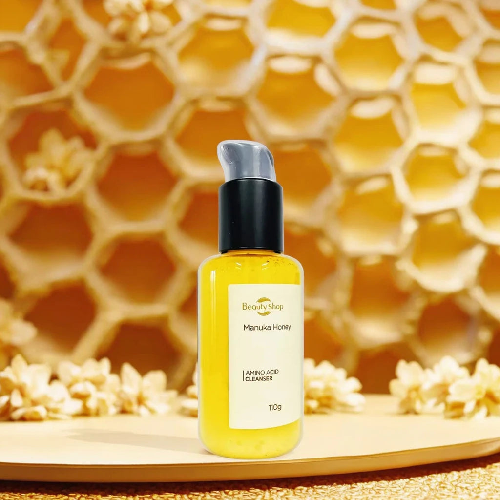 OEM Natural Care Face Wash Whitening Honey Amino Acid Cleanser for Oily Sensitive Dry Acne Vegan Hyaluronic Acid Formulated Foam