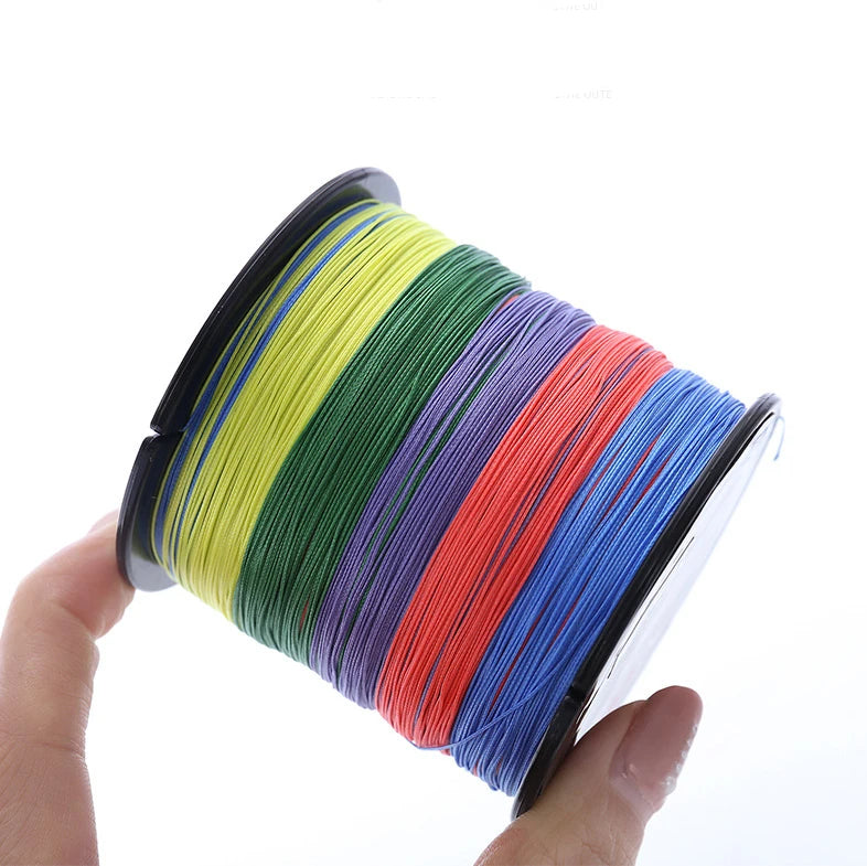 Wholesale 8x Braided PE 300m Multifilament Fishing Line Strong & Durable 8x Colorful Strands Fly Fishing Tool for River Use