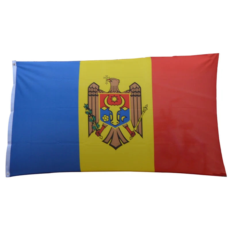 Wholesale 100% Polyester Moldova Flag Custom Made with Fast Delivery Good Quality Flags