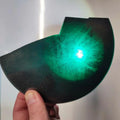 GIGAJEWE Green Color Rough Raw Moissanite Ingot SiC Wafer Loose Raw Stone for Jewelry Making