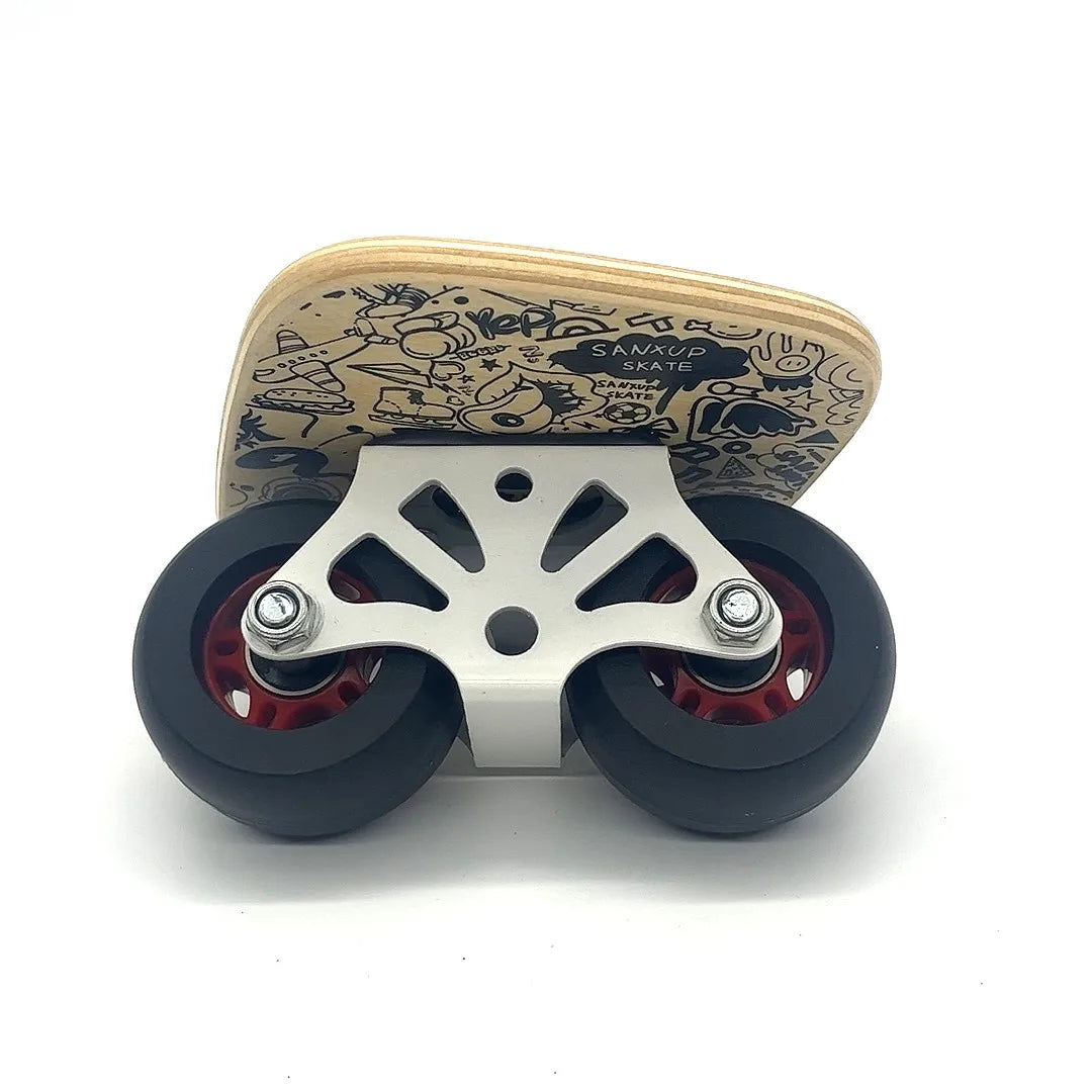 Portable Roller Road Skateboard Freeline Skates Drift Board Aluminum Alloy Drift Board Mini Skates Drift Skate Plate Skateboard