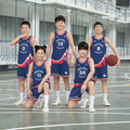 Free Custom Designed Kids Basketball Jersey Breathable with Printed Logo for Children Training Reversible Basketball Uniform