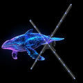 65cm Tuning Image Four Blades Hologram Fan Portable Design Perfect for Table Displays and 3D Hologram Projector Presentations