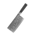 Professional Damascus Steel 67 Layer Kitchen Chef Knife Set with Black Comfortable Wood Handle