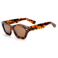 Retro Personality Unique Design Acetate Polarized Sunglasses Men and Women UV400 Tac Lenses Sunscreen with Big Irregular Frame