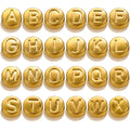 7mm Stainless Steel Metal Straight Hole Round Letter Spacer Alphabet Beads Charms for Jewelry Making