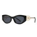 STORY CC059 Fashion Retro UV400 Cat Eye Sunglasses Ladies Designer Vintage Sun Glasses Small Frame Polygon Shades for Women
