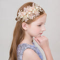 Children's Headgear Dance Performance Hair Band Hair Accessories Golden Flower Hair Hoop