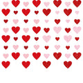 Heart Garland Red & Pink Valentines Day Decoration Hanging Hearts NO DIY Glitter Hanging Valentines Garland X4266