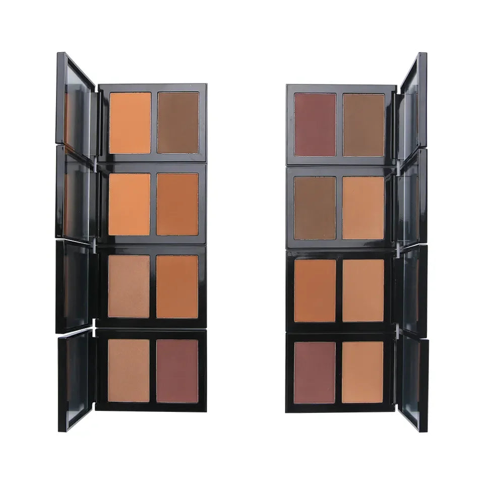 6 Groups Colors Contour Palette Private Label Contour Cosmetics Vegan Pressed Powder Contour Palette