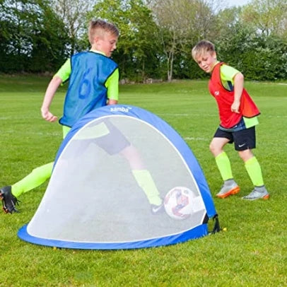 Portable Foldable Pop-up Goal Training Equipment Soccer Ball Nets Football Accessories for Indoor & Outdoor Use