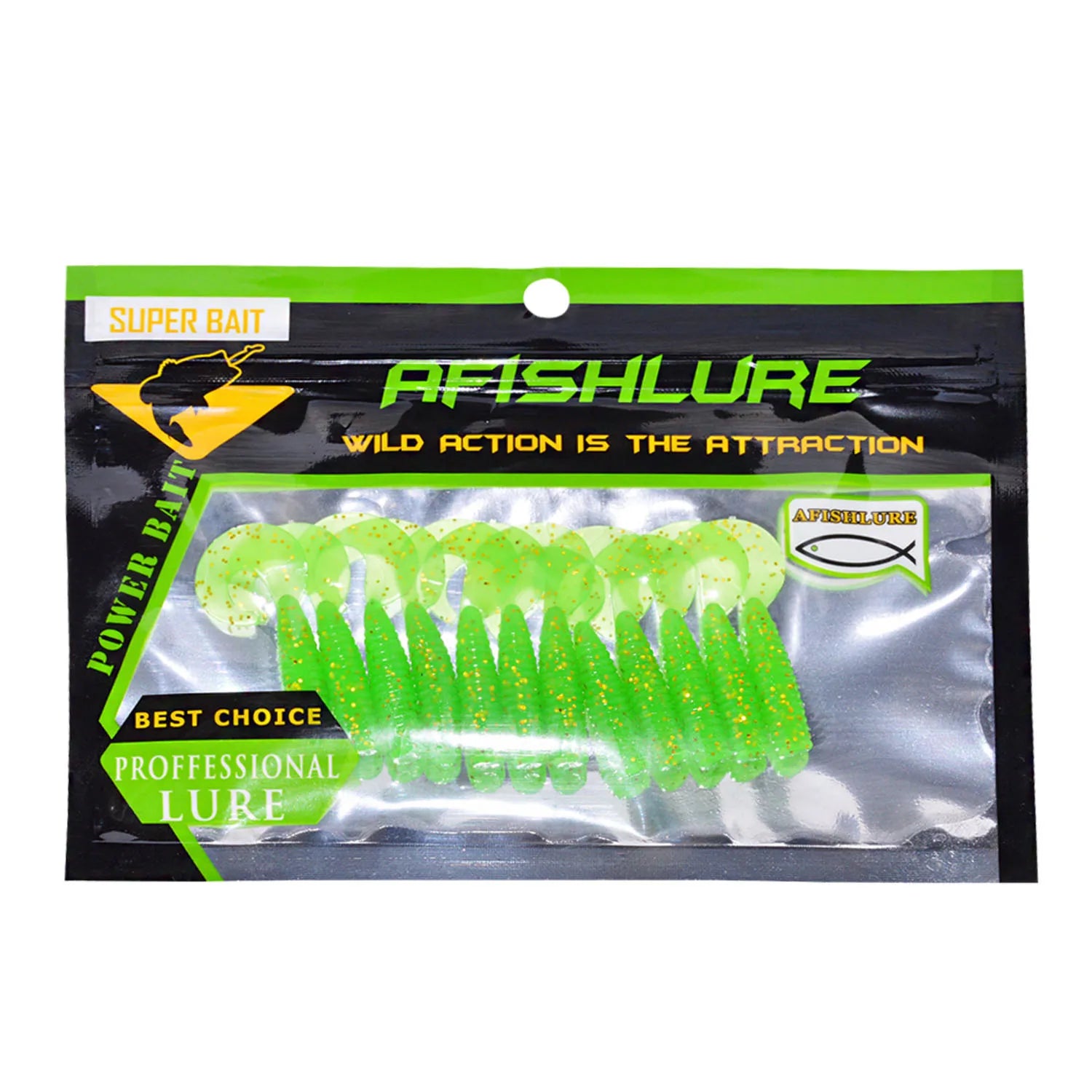 Glow Soft Bait Fishing Soft Rubber Fish Fishing Lure 45mm 1.2g 12pcs/bag Kit Mini Luminous Plastic Fishing Bait Lure Worm Grub