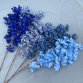 Queyiyi Long Branches Flower Transfer Lucky Orchid Soft Home Decoration