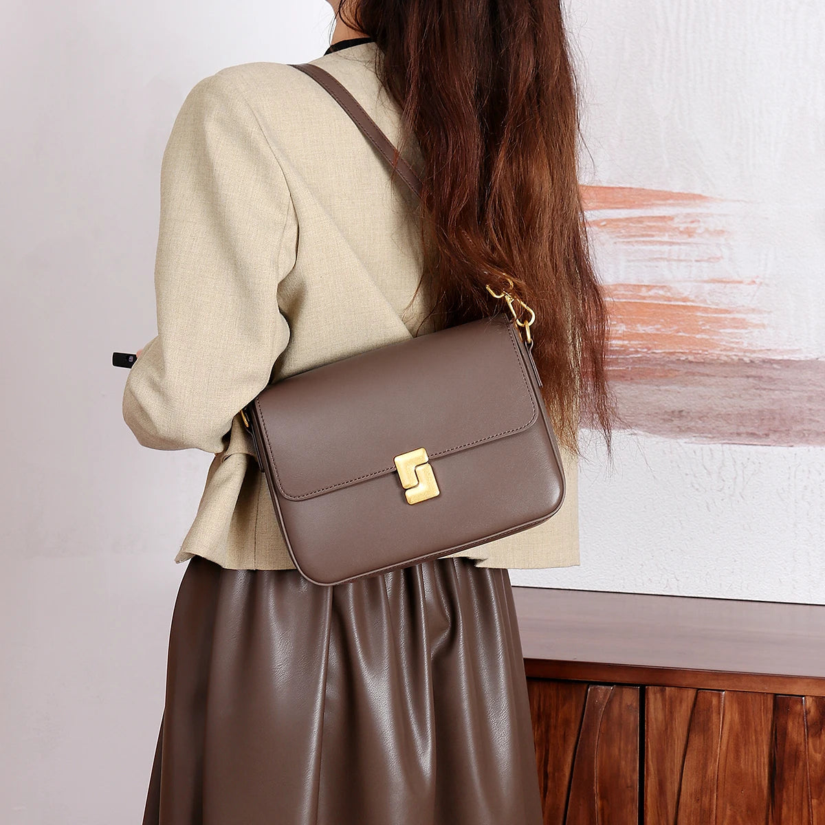 OEM ODM Luxury Designer Fashion Trending Retro Casual Women Shoulder Messenger Bags Crossbody Hot Sale 2024 for Ladies Female