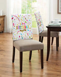 Birthday Chair Covers Dining Room High Stretch Removable Slipcover Kids Birthday Elegant Party Decorations Special Occasions