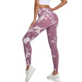 Fashion New Seamless Tie Dye Yoga Pants Scrunch Butt Yoga Leggings Xs Women Clothing Gym Leggings Women's High Waist 42 Color