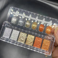 Maillard Fairy 2024 Nail Salon Fashion Brilliant Mud Cloud Brocade Powder New Year Shining Wearing Shining Powder