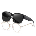 2022NEW Oversized Polarized Fit Over Sunglasses for Women Men Wear Over Glasses With Large Square Frame Fishing Driving