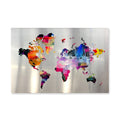 Modern Abstract Map Printed on Aluminum Printing Home Decoration Custom Printed Wall Art