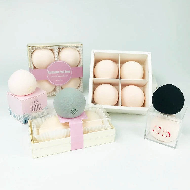 Wholesale Lovely Mochi Marshmallow Sponge Peach Soft Marshmallow Makeup Sponge