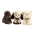 New Super Soft White Plush Dog Toy Poodle Adorable Gray Dog Stuffed Toy Poodle Cozy Poodle Plush Toy Gift for Kids