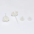New Styles of Clip on Earrings Non Pierced Rose Flower Shape Clip on Earrings