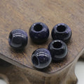 HZ High Quality Natural Gemstone 12mm Blue Sand Stone Round Loose Beads Stone for HZ Making Jewelry