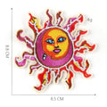 design cartoon sun designs embroidery patches for jeans coat