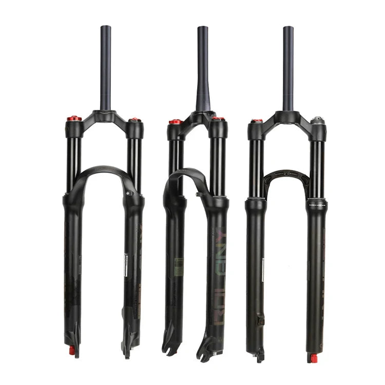 BOLANY MTB Front Suspension Fork 26/27.5/29er RL/LO Quick Release Bike Fork Rebound Adjustment Solo Air for 26/27.5/29er Bicycle