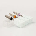 Tapered Manicure Electric File Grinding Head Both Hand Rotary Burrs Straight 5 in 1 Tungsten Carbide Nail Drill Accessories Bits