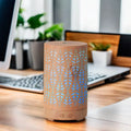 Customized Portable 100ml Wood Grain Ultrasonic Air Humidifier Mini Aromatherapy Essential Oil Diffuser for Household