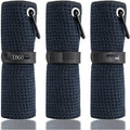 Direct Factory Microfiber Golf Towel Customized Printed Embroidery Logo With  Carabiner Clip Waffle Pattern Golf Towel Hook