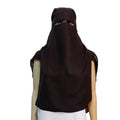 Lasted Women Muslim Chiffon Hijab Mask Suit Soft Breathable Fashion Plain Turban Islamic Simple Scarf