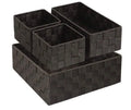 OEM China Wholesale Home Organization and Storage Nylon Belt Woven Storage Box Stackable